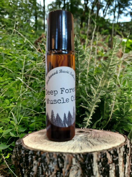 Deep forest muscle rub salve & oil